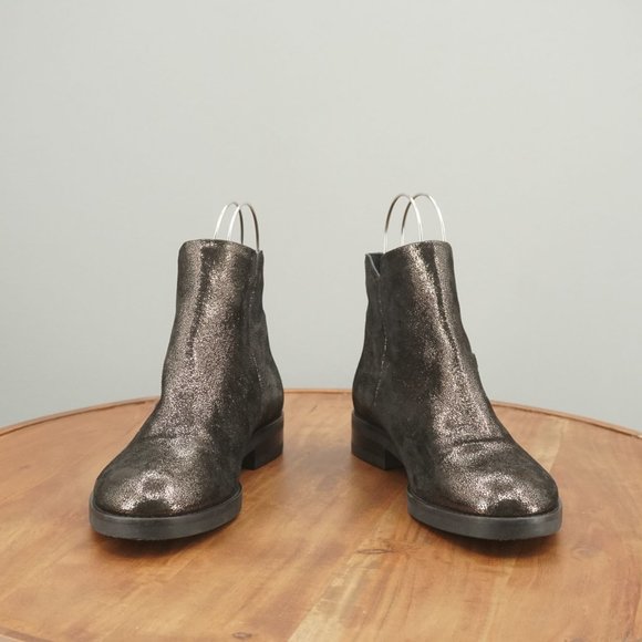 See By Chloe Metallic Ankle Boots - Picture 4 of 11